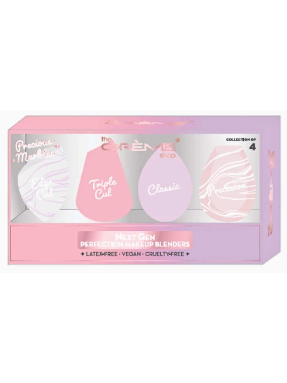 The Crème Shop Next Gen Perfection Makeup Sponge Set of 4 NWT